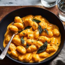 Creamy Pumpkin Gnocchi with Sage Recipe