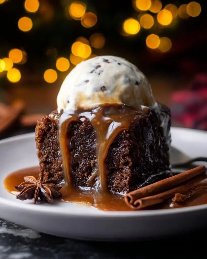Vegan Sticky Gingerbread Date Cake Recipe