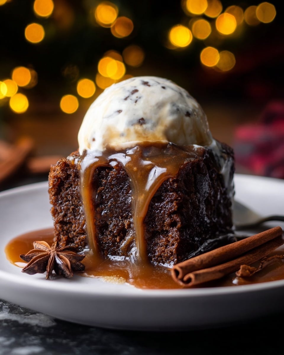 Vegan Sticky Gingerbread Date Cake Recipe