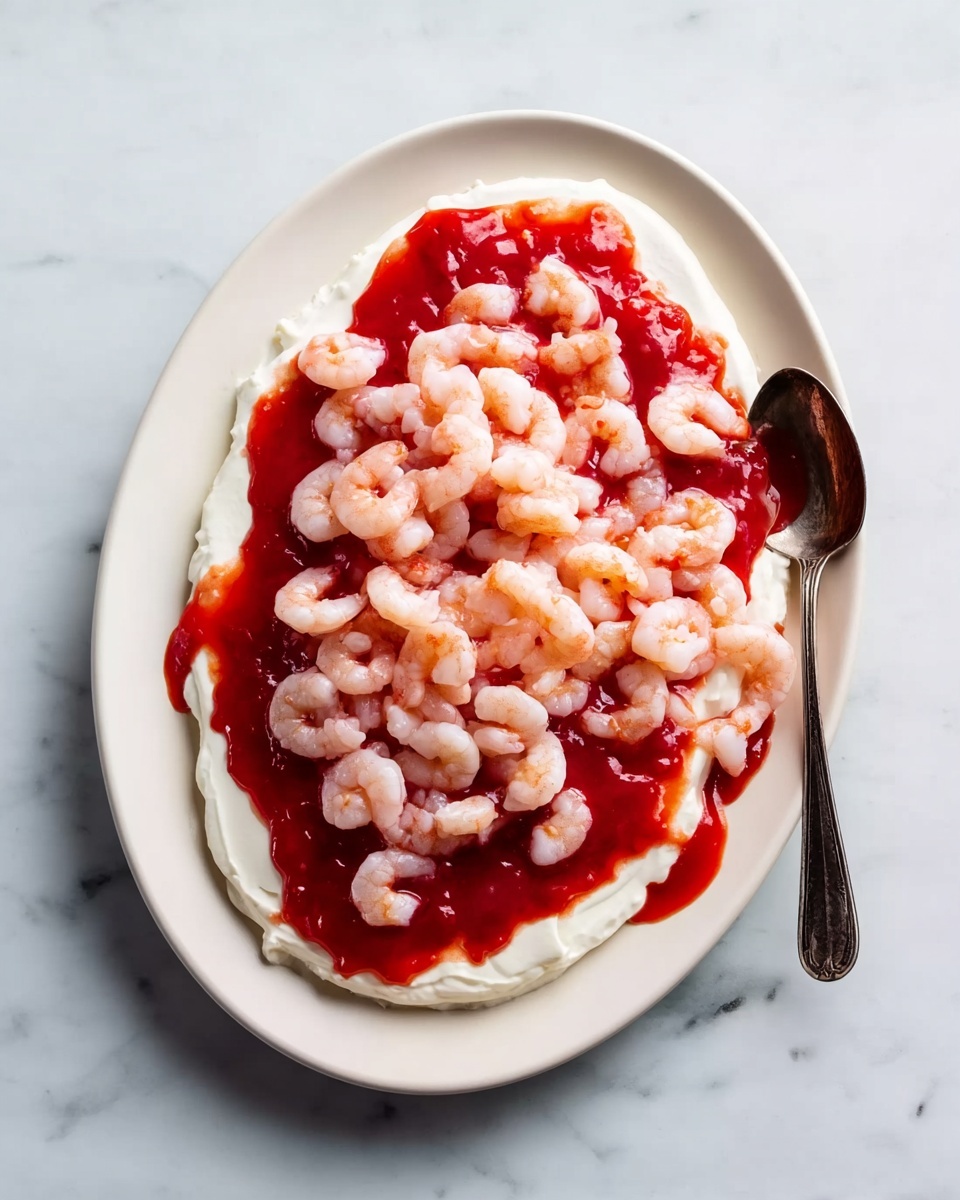 A clear glass measuring cup filled with a smooth, thick red sauce or puree, showing a rich, vibrant color with a few visible small chunks in the mix. The cup is placed on a white marbled surface, viewed from above, with the handle visible on the left side. The sauce fills the cup almost to the top, creating a neat contrast against the transparent glass and the light background. photo taken with an iphone --ar 4:5 --v 7
