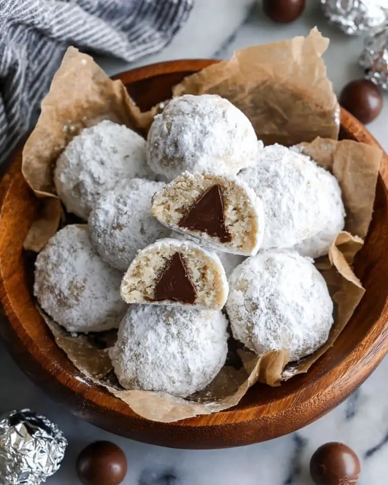 Snowball Kiss Cookies Recipe