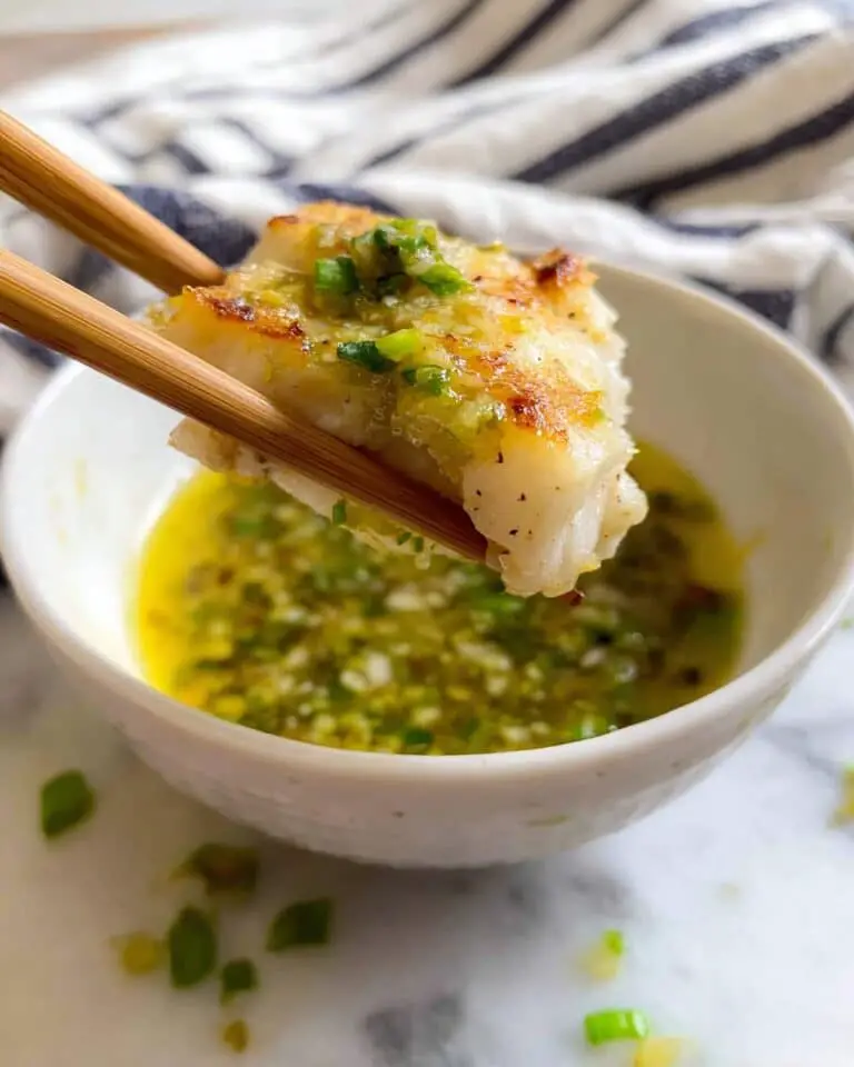 Easy Restaurant Style Ginger Scallion Sauce Recipe