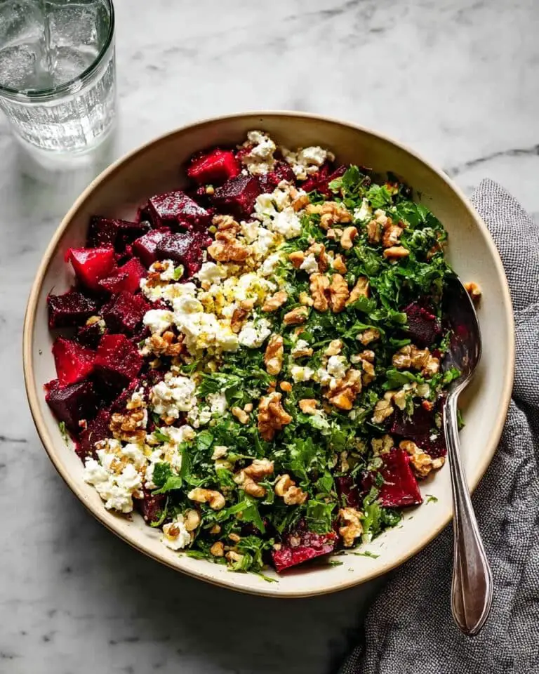 Beetroot Salad with Feta and Walnuts Recipe