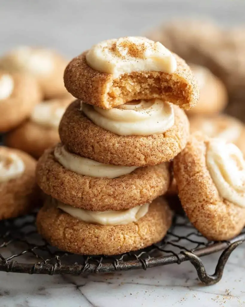 Eggnog Snickerdoodle Thumbprint Cookies Recipe