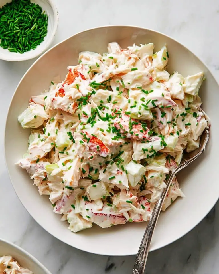 Creamy Crab Salad with Fresh Herbs and Vegetables Recipe