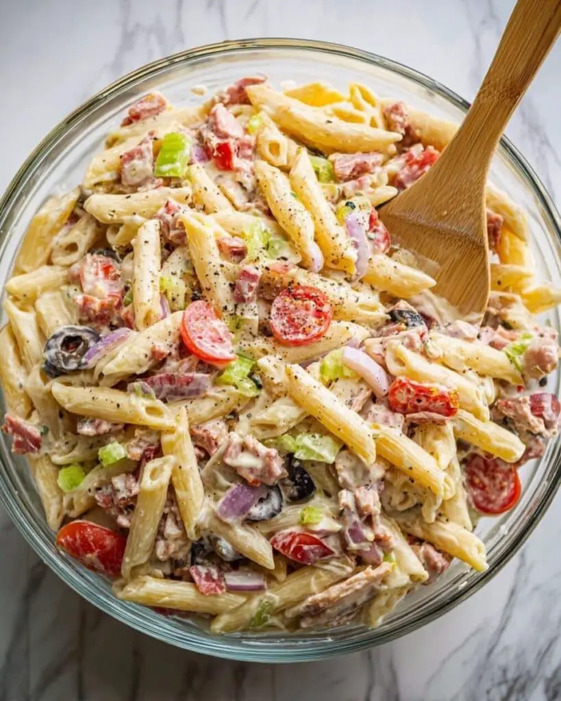 Easy Italian Grinder Pasta Salad – 10 Simple Ingredients Recipe