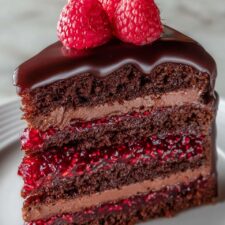 Easy Chocolate Raspberry Cake Recipe