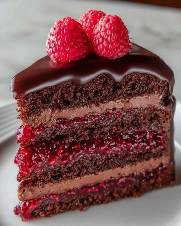 Easy Chocolate Raspberry Cake Recipe