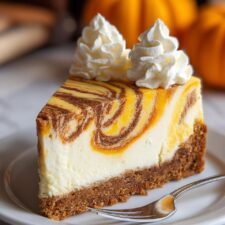 Easy Pumpkin Swirl Cheesecake Recipe