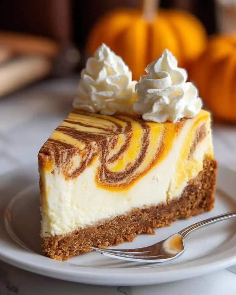 Easy Pumpkin Swirl Cheesecake Recipe
