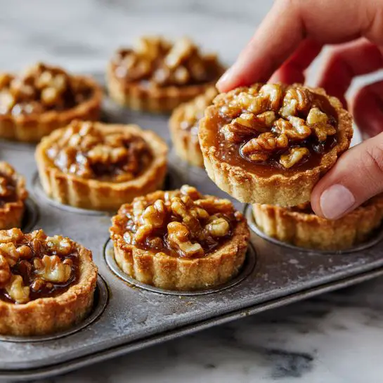 Delicious Butter Tarts with Walnuts and Raisins Recipe