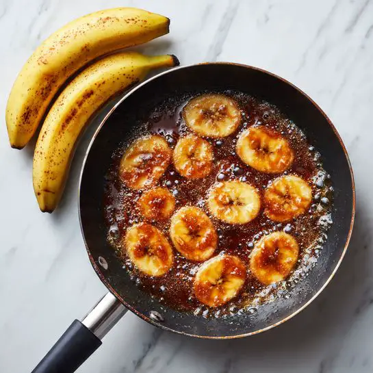 Creamy Caramelized Bananas Recipe