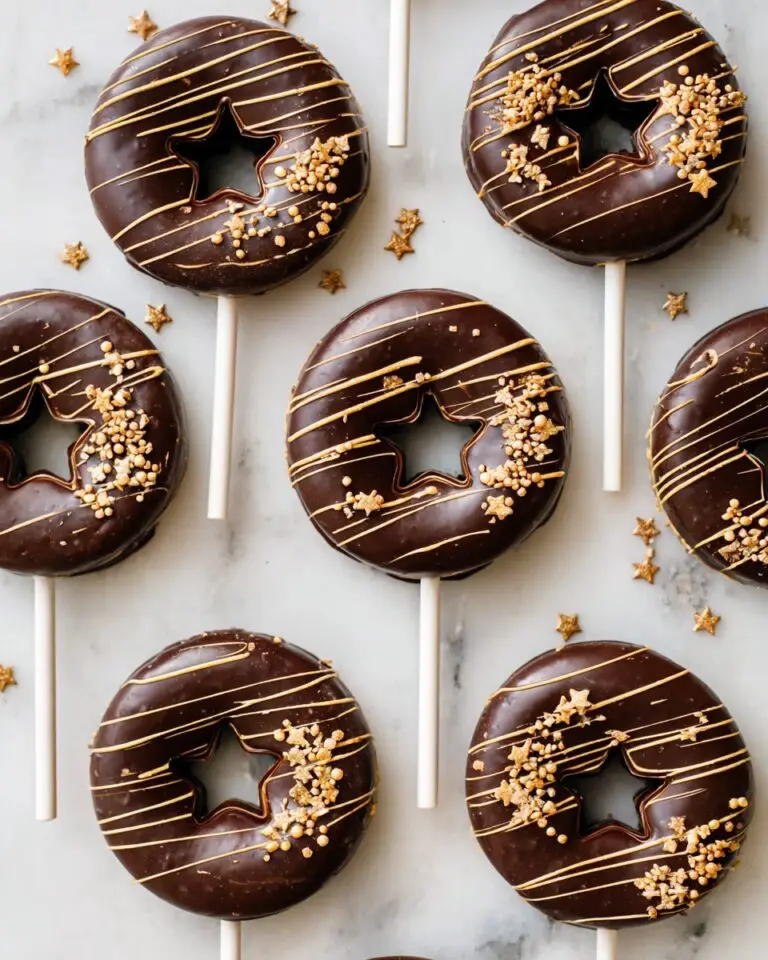 Star Apple Slices with Chocolate Coating and Edible Gold Decorations Recipe