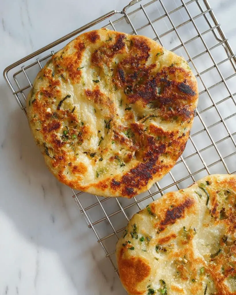 Cheesy Scallion Pancakes Recipe