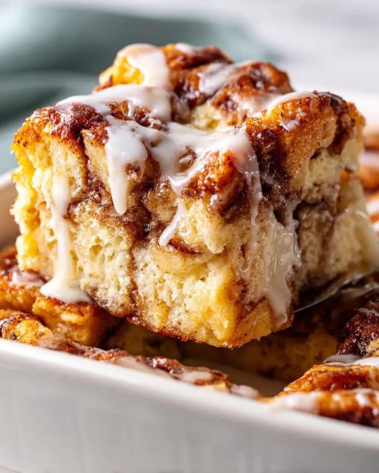Cinnamon Roll Casserole with Apple Pie Filling Recipe