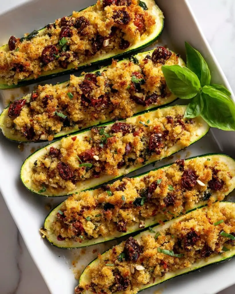 Mediterranean Zucchini Boats Recipe