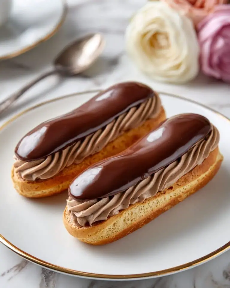 Mocha Éclairs: Coffee-Infused Pastry Cream Delight Recipe