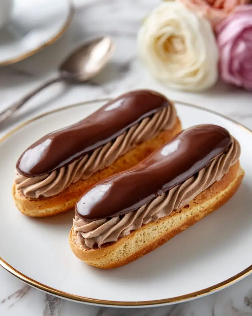 Mocha Éclairs: Coffee-Infused Pastry Cream Delight Recipe