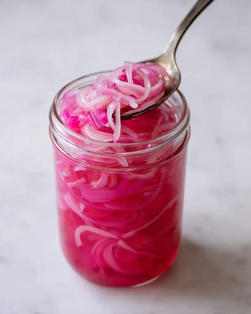 Easy Three-Ingredient Pickled Red Onions Recipe