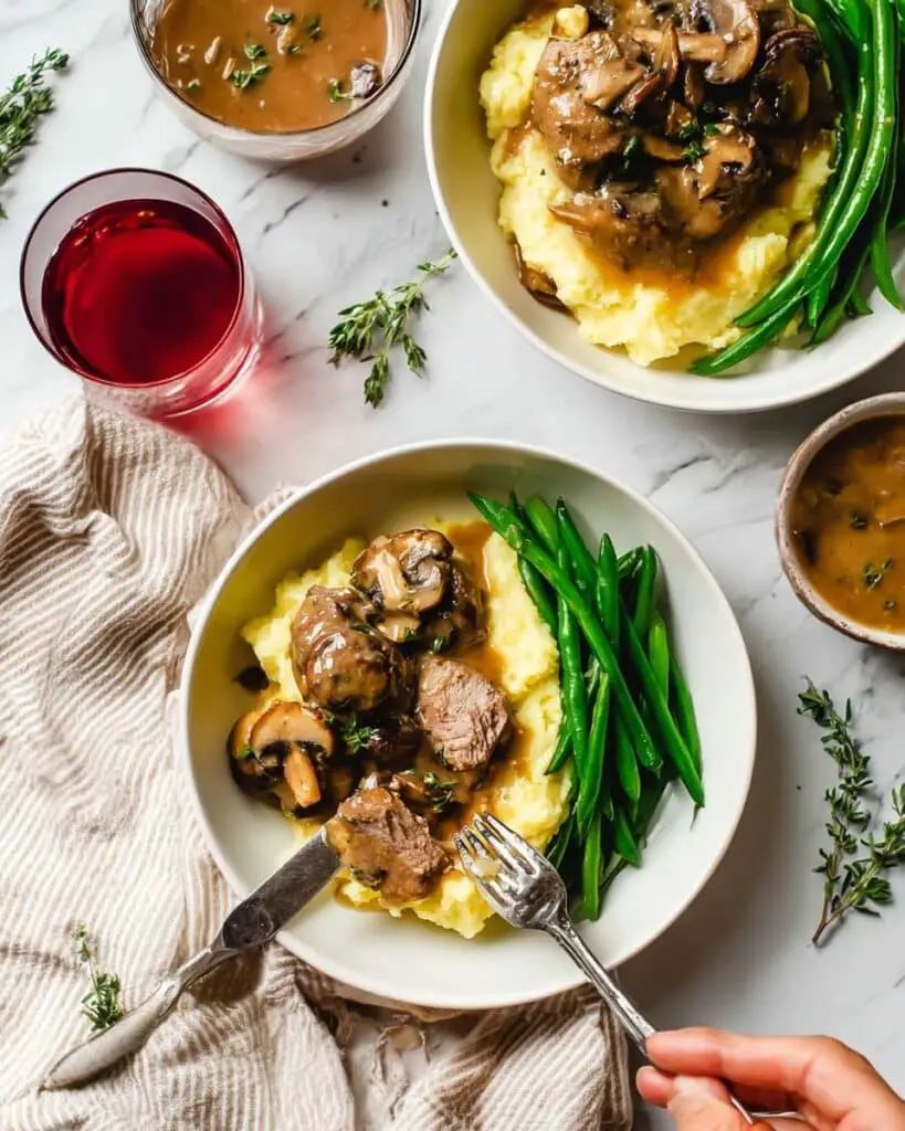 Beef Tenderloin with Mushroom Sauce Recipe