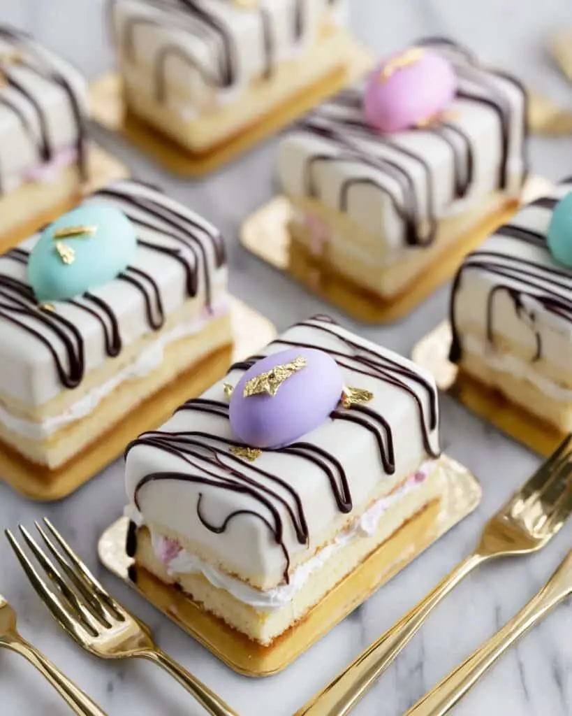 Almond Genoise Mini Cakes Recipe