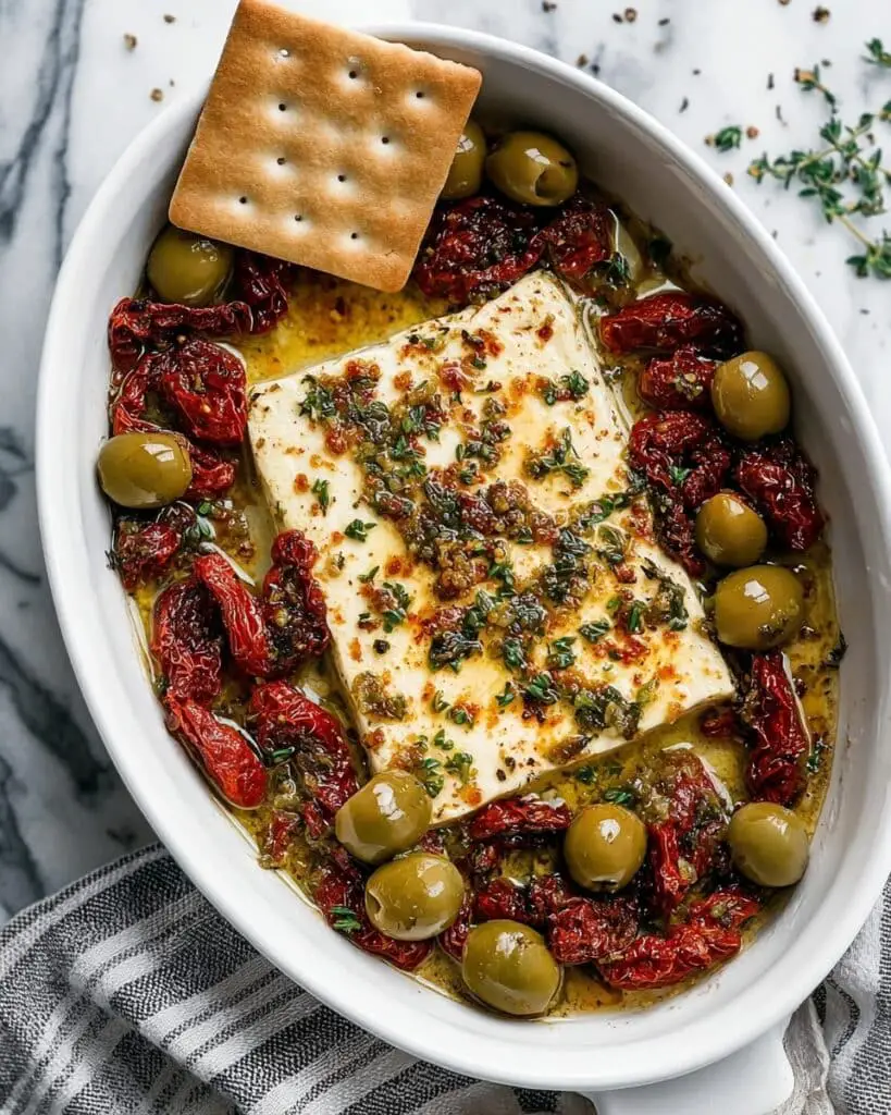 Mediterranean Baked Feta Recipe