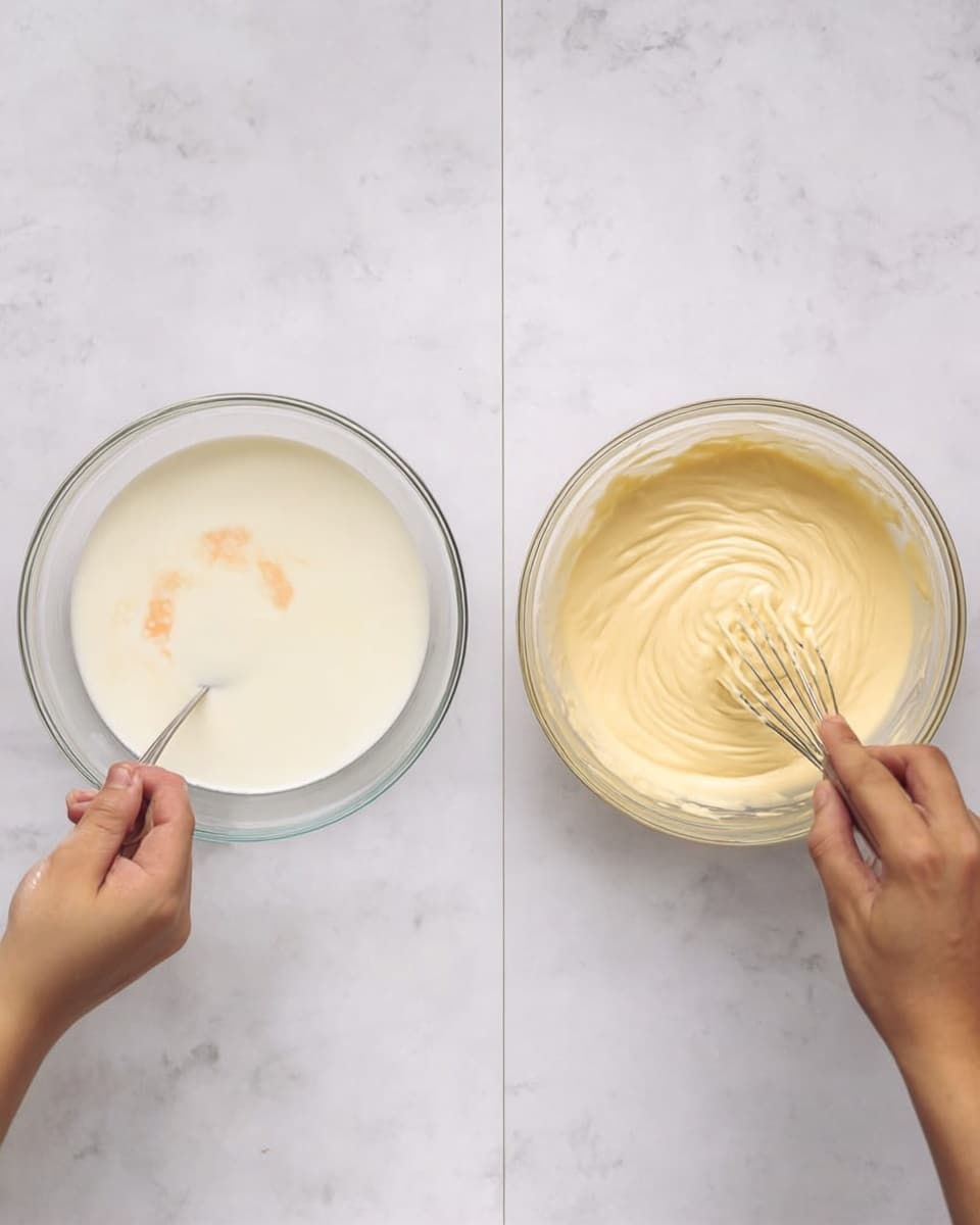 A piece of fried chicken, golden brown and crispy with a rough, crunchy texture, is placed on a metal cooling rack with other similar pieces in the background. A woman's hand is brushing a shiny, amber-colored sauce over the top of the fried chicken, giving it a glossy, wet look in some areas while the rest of the chicken remains dry and crunchy. The scene is set on a white marbled surface. photo taken with an iphone --ar 4:5 --v 7