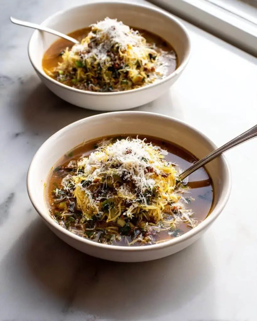Herby Cabbage in Parmesan Broth Recipe