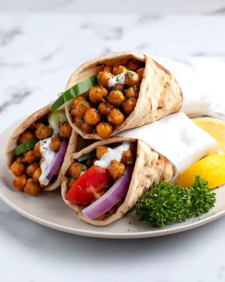 15 Minute Chickpea Gyros Recipe