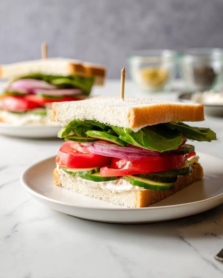 Mediterranean Veggie Sandwich Recipe