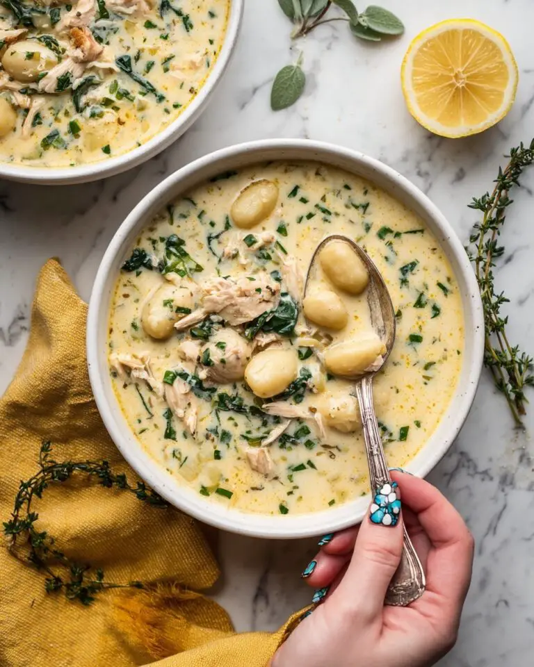 Creamy Winter Lemon Chicken Gnocchi Soup Recipe