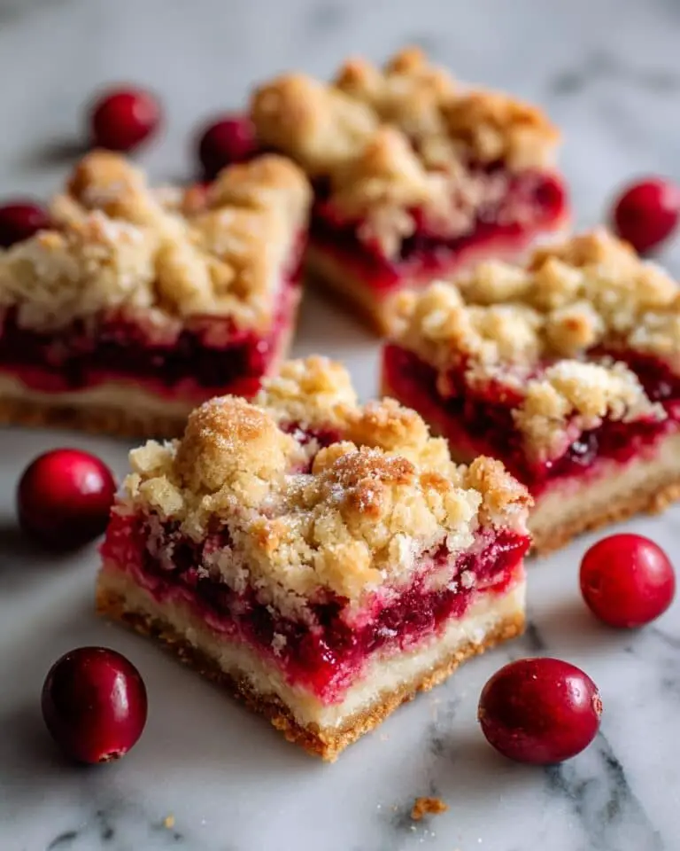Cranberry Shortbread Bars Recipe