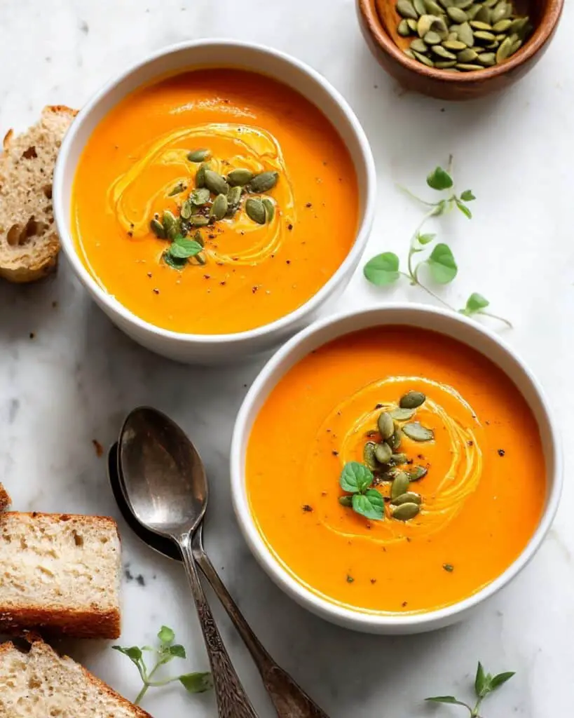 Butternut Squash and Apple Spiced Soup Recipe