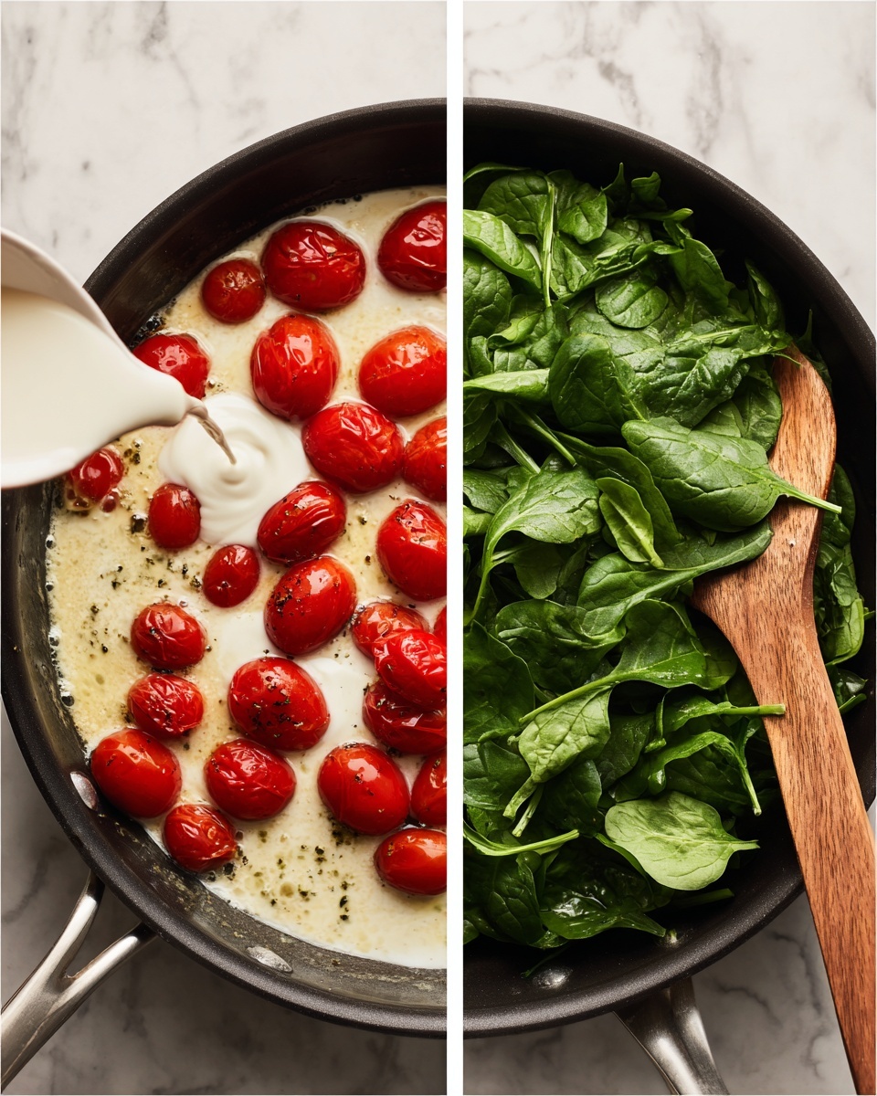 Two pieces of cooked salmon sit in a shiny black pan. The salmon has a golden brown crispy outside with a light pink inside that shows it is cooked well. Each piece is sprinkled with black pepper and some salt dots. The surface of the pan has small oil bubbles shining under the light. Photo taken with an iphone --ar 4:5 --v 7