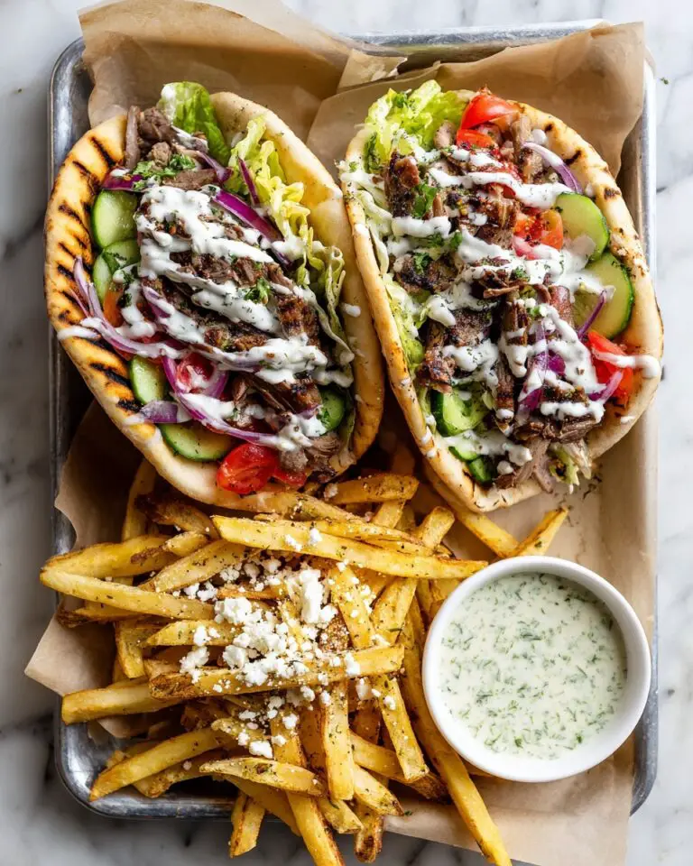 Greek Chicken Gyros with Tzatziki Sauce Recipe