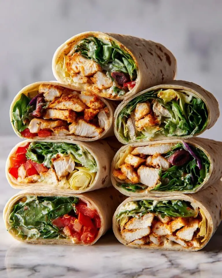Italian Chicken Wrap Recipe