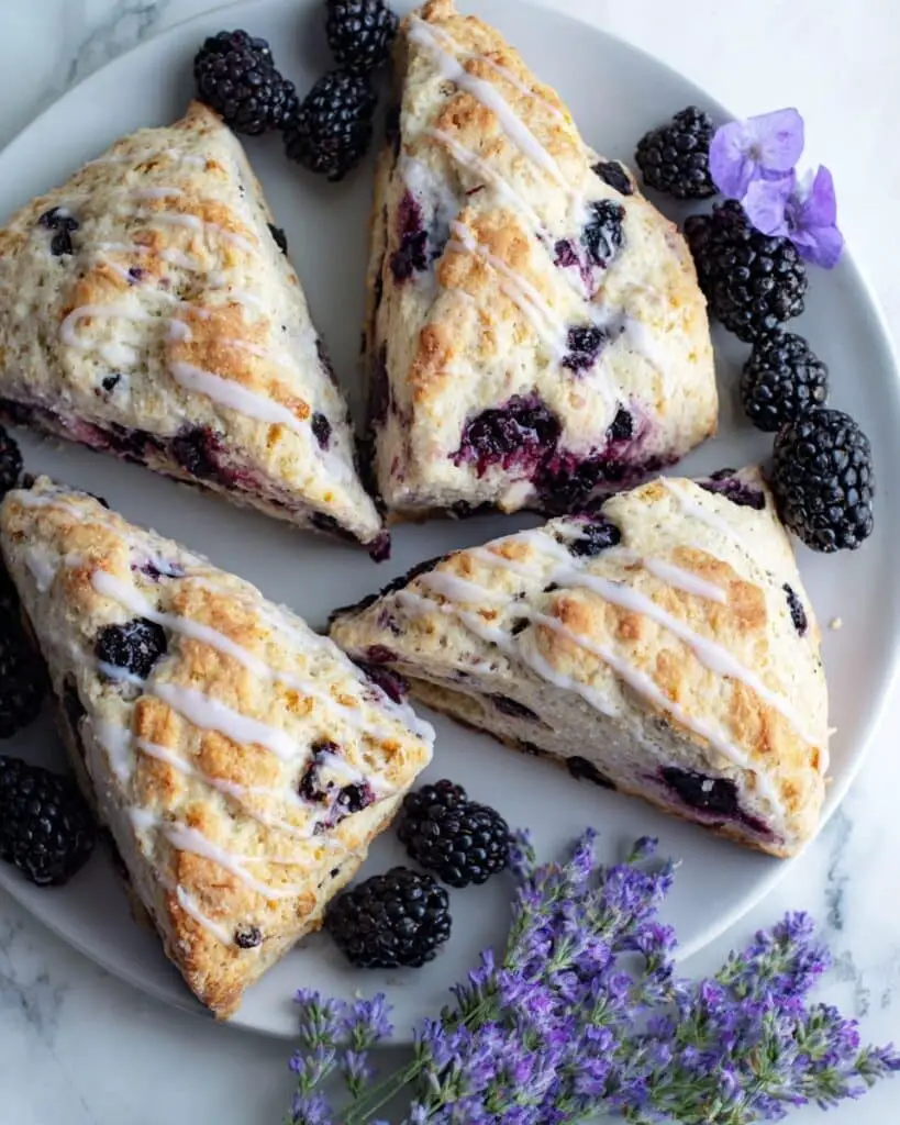 Lavender Blackberry Scones Recipe