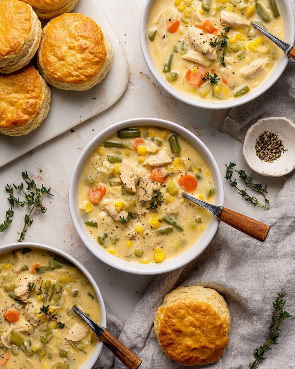 Slow Cooker Chicken Pot Pie Soup Recipe