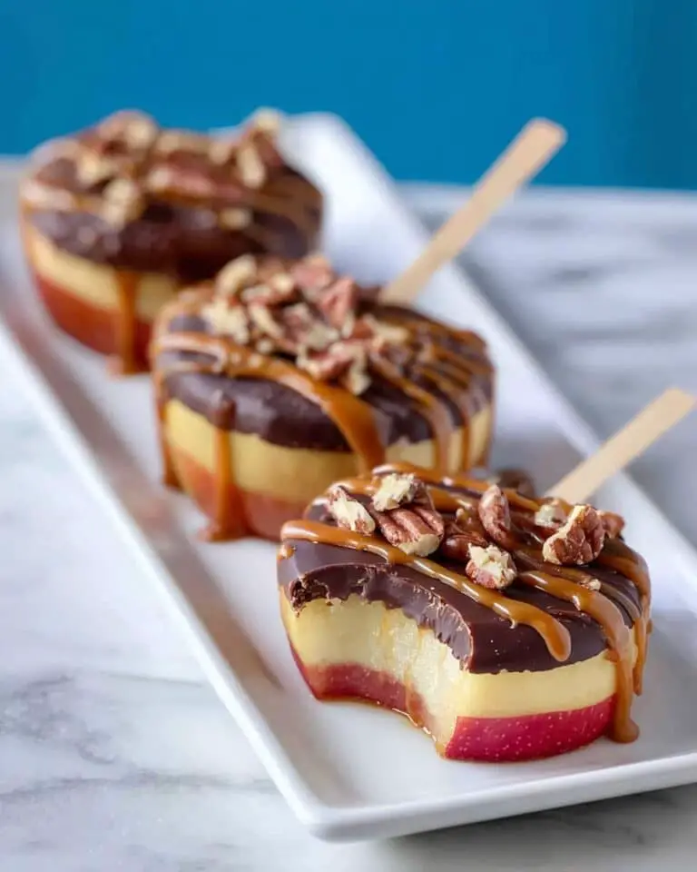 Chocolate Turtle Apple Slices Recipe