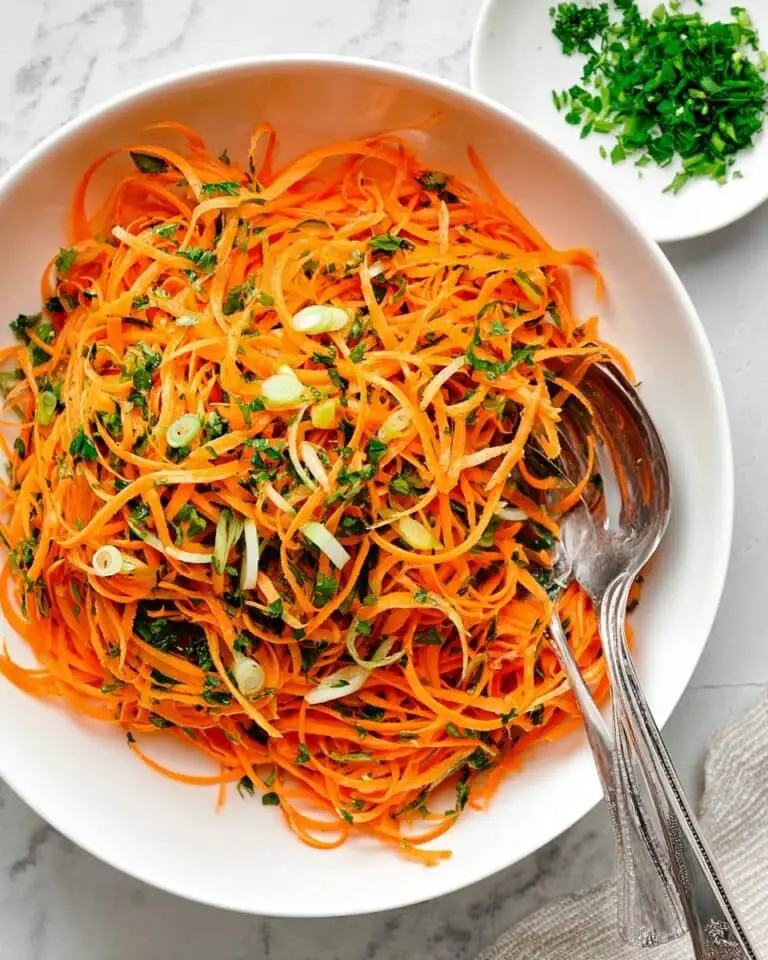 French Carrot Salad with Lemon-Honey Dressing Recipe