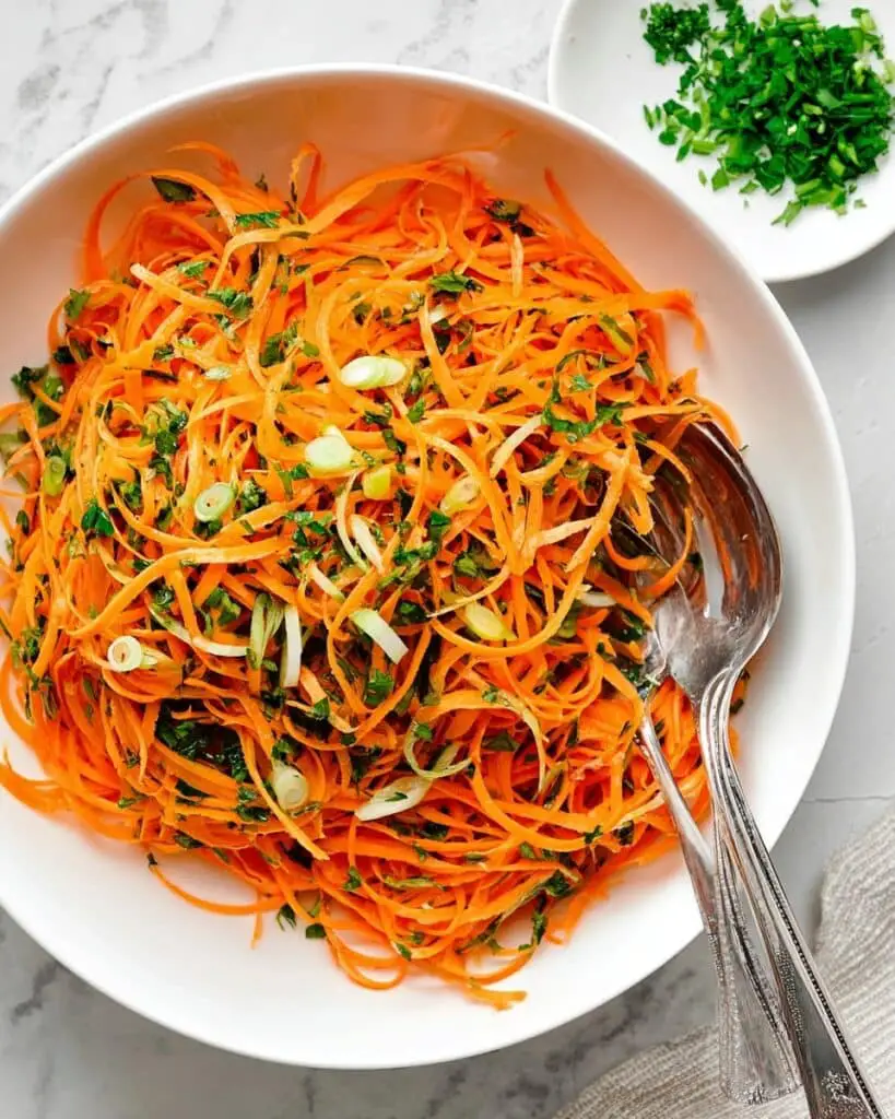 French Carrot Salad with Lemon-Honey Dressing Recipe