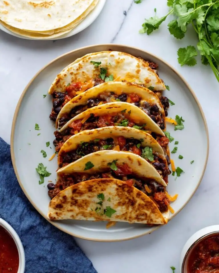 Crispy Black Bean Tacos Recipe