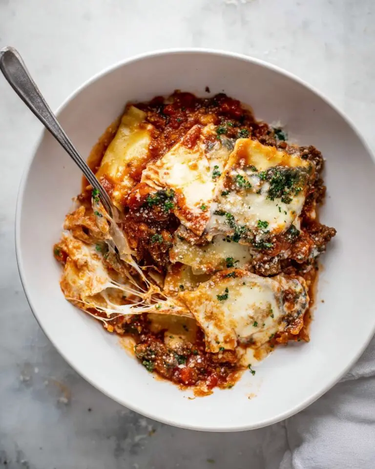 Burrata Baked Ravioli with Spinach Recipe