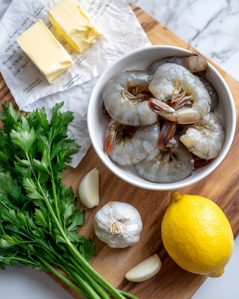A large silver pan filled with creamy linguine pasta mixed with orange shrimp arranged mostly around the edges; the sauce is light-colored and smooth, coating the pasta and shrimp evenly. Green chopped herbs are sprinkled generously on top, adding bright color contrast to the dish. The pan is set on a stove, but the visible cooking area is not the main focus. photo taken with an iphone --ar 4:5 --v 7
