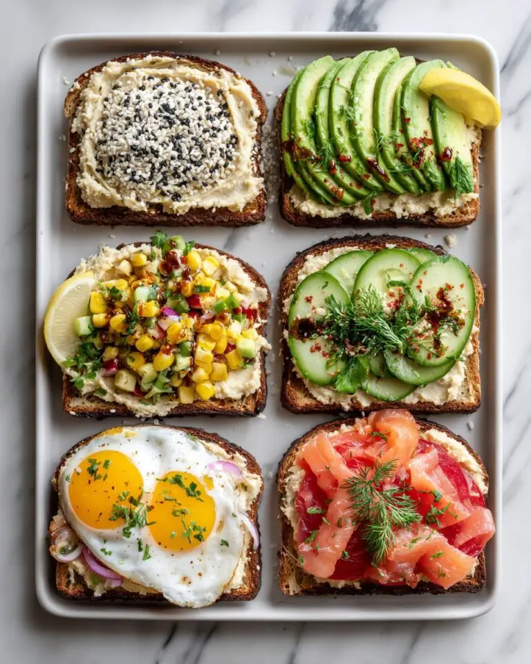 Hummus Toast Recipe