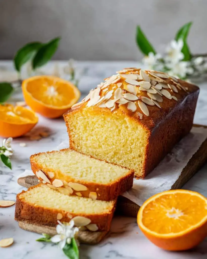 Orange Almond Loaf Cake Recipe