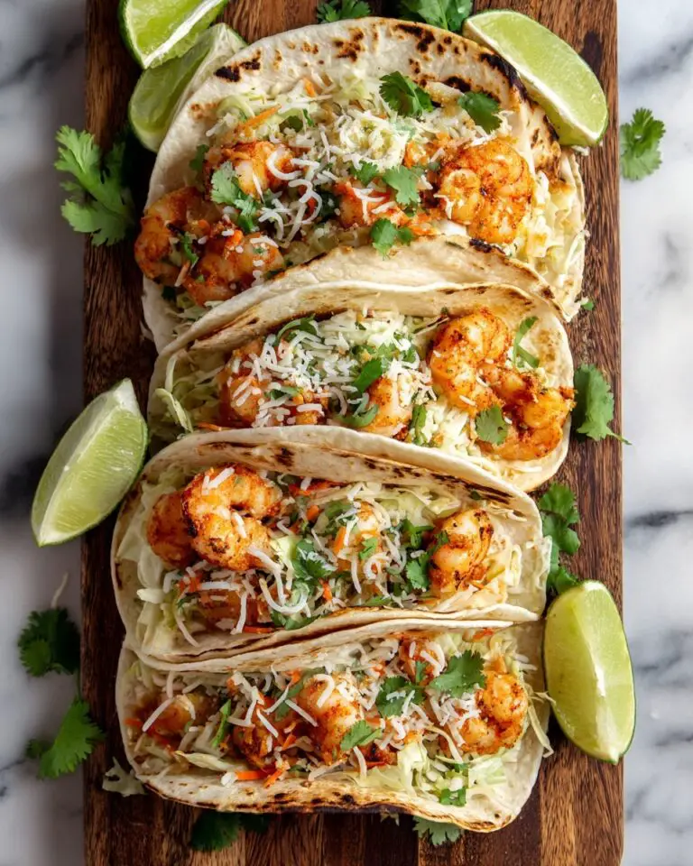 Shrimp Tacos with Mango Jalapeño Slaw Recipe