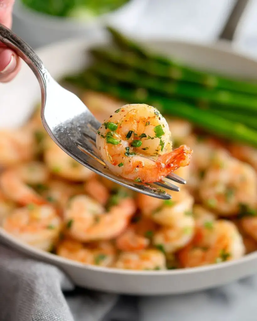 Lemon Garlic Shrimp and Asparagus Recipe