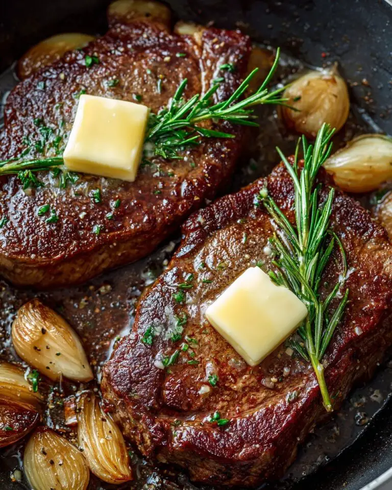 Pan-Seared Steak with Garlic Butter Recipe