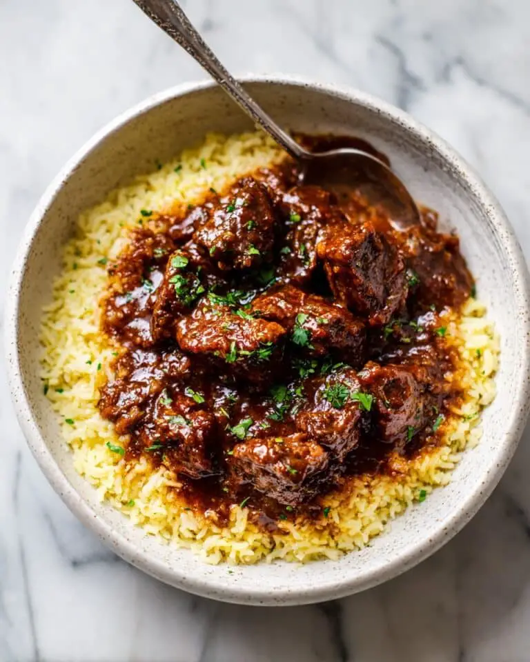 Savory Beef Tips in Red Wine Sauce Recipe